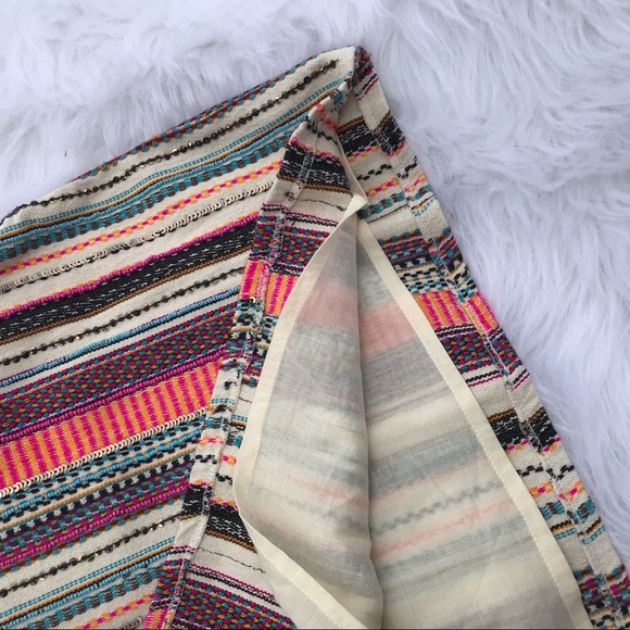 Deby Debo Dita Multicolor Mini Skirt Small - Picture 6 of 11